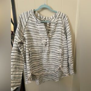 boho pullover! thrift find :)